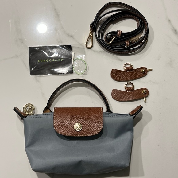 Lonchamp la pliage mini in grey - Picture 5 of 8